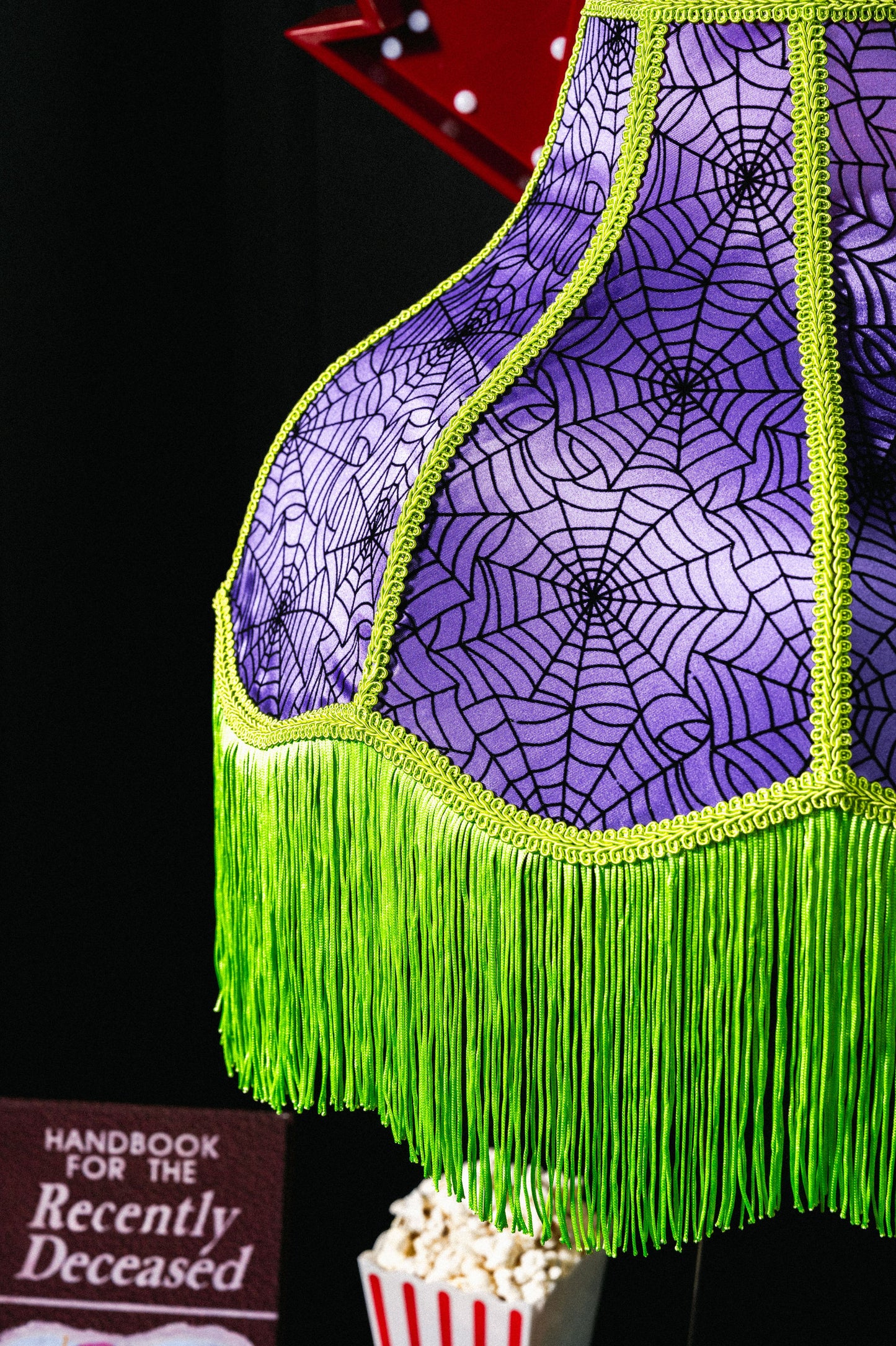 Spiderweb Halloween Lampshade