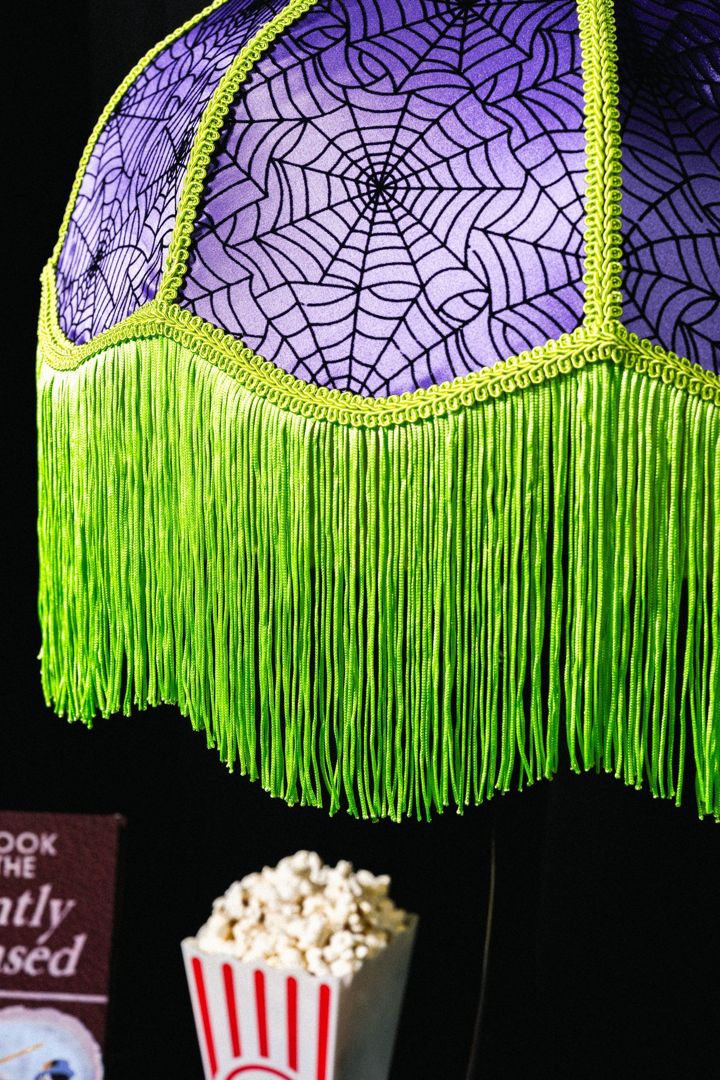 Spiderweb Halloween Lampshade