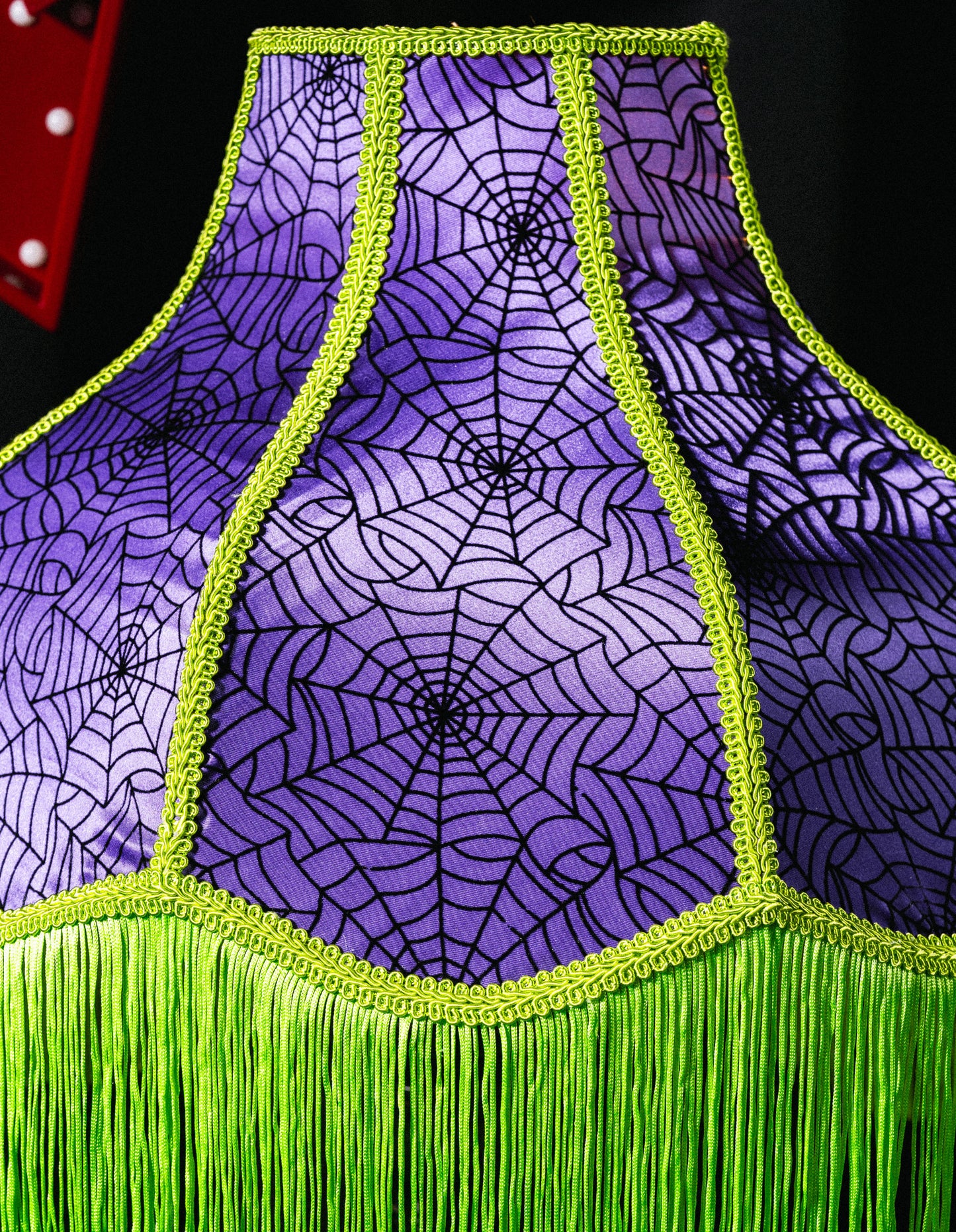 Spiderweb Halloween Lampshade