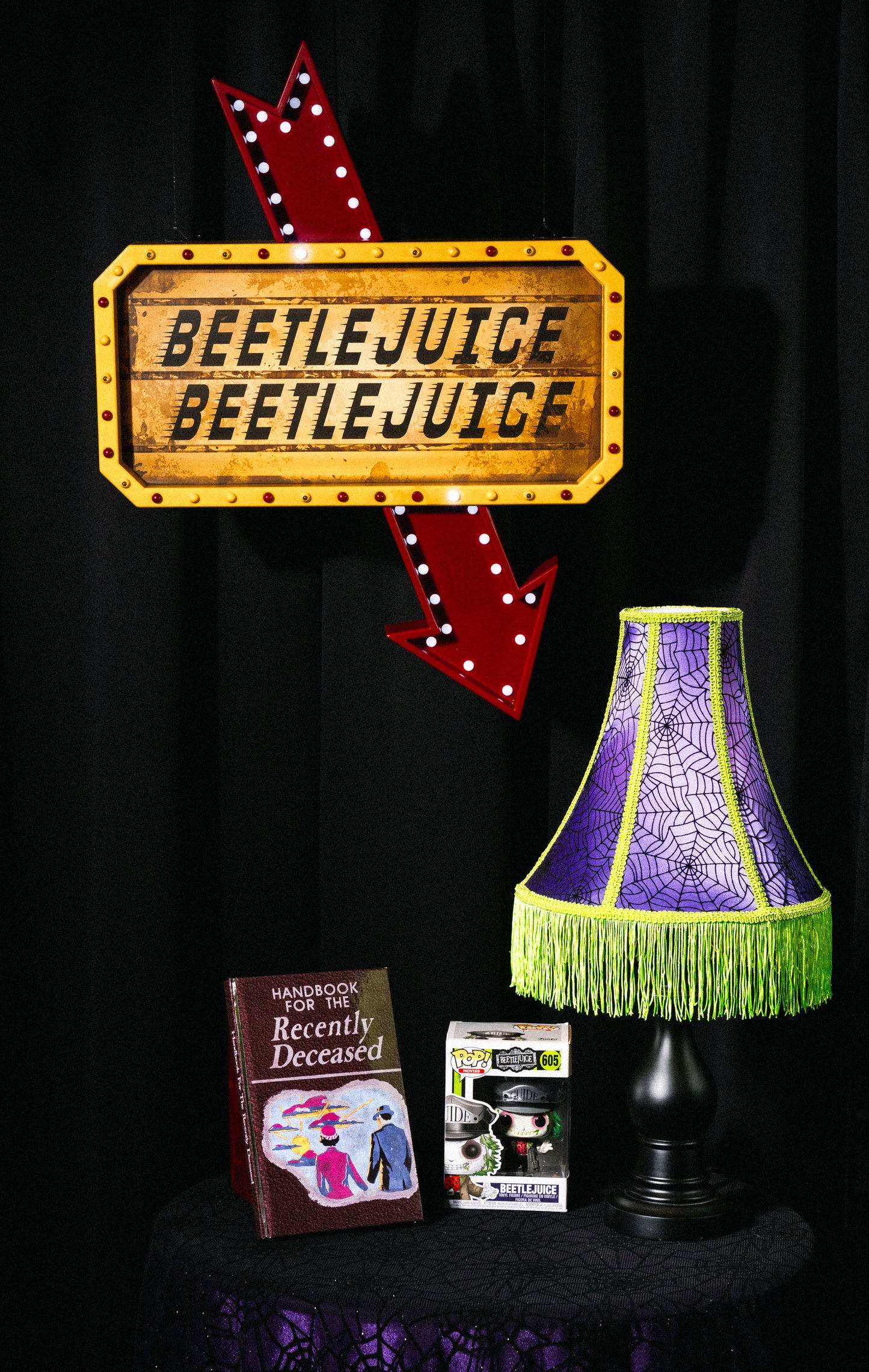 Spiderweb Halloween Lampshade