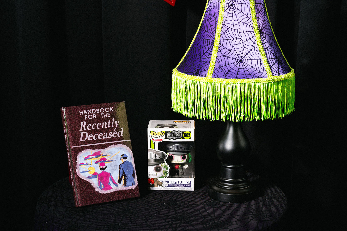 Spiderweb Halloween Lampshade