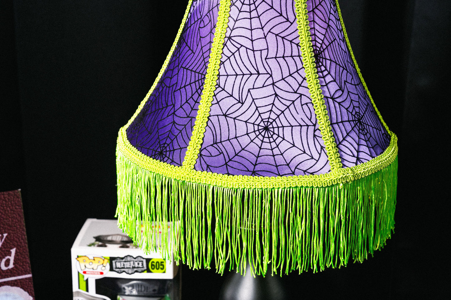 Spiderweb Halloween Lampshade
