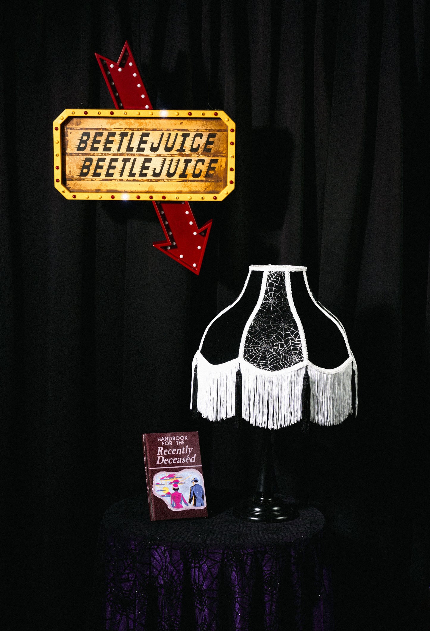 Spiderwebs Halloween Lampshade