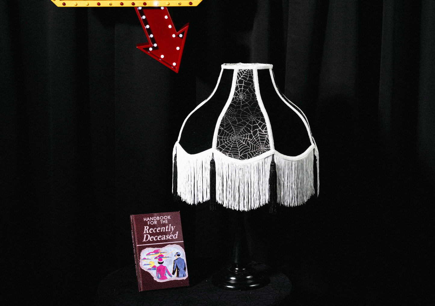 Spiderwebs Halloween Lampshade