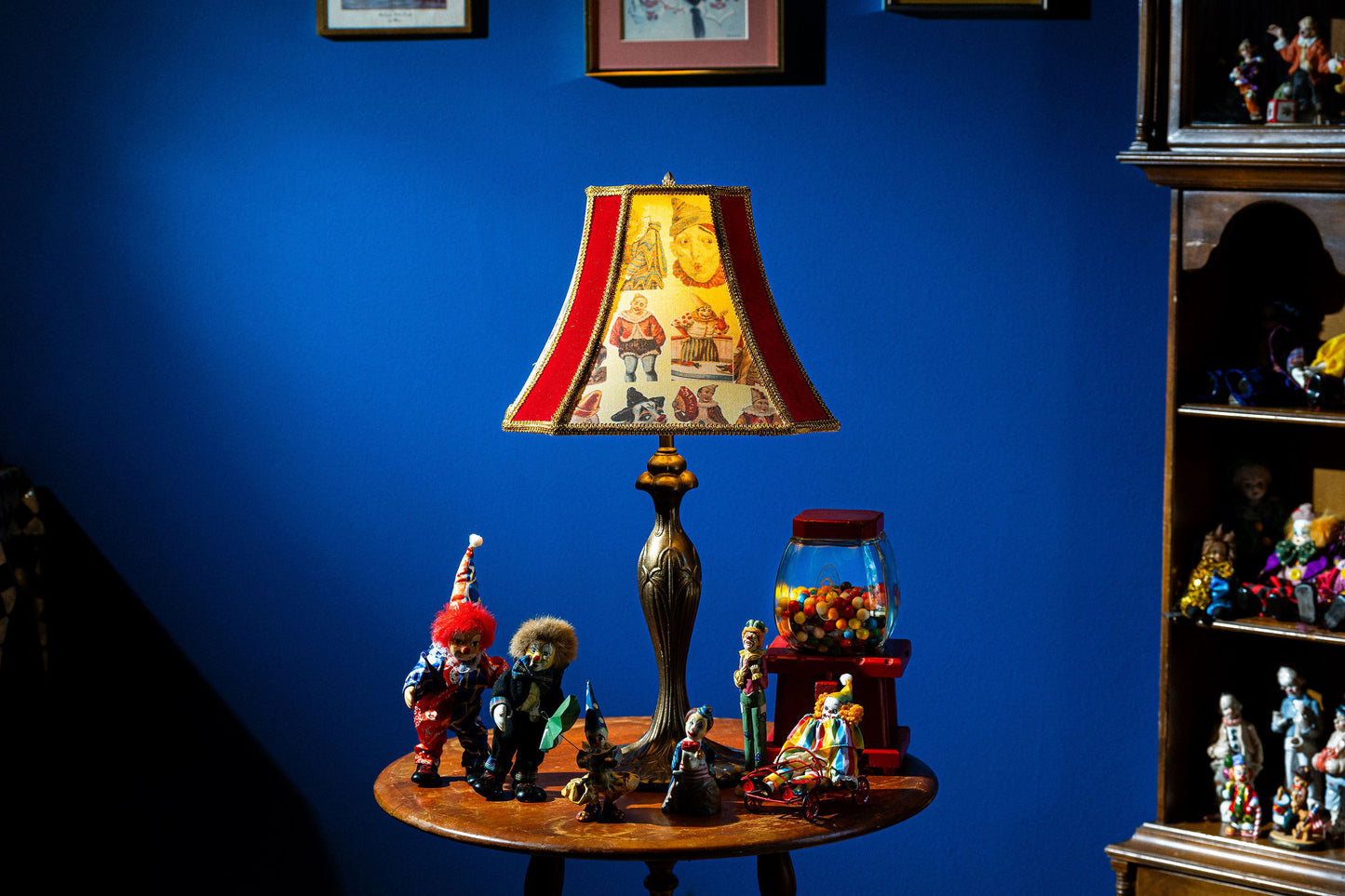 Vintage Clowns Lampshade ~ Collection I ~ Handmade ~ Victorian Style