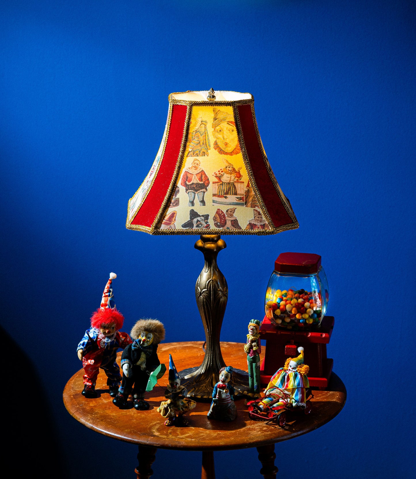 Vintage Clowns Lampshade ~ Collection I ~ Handmade ~ Victorian Style