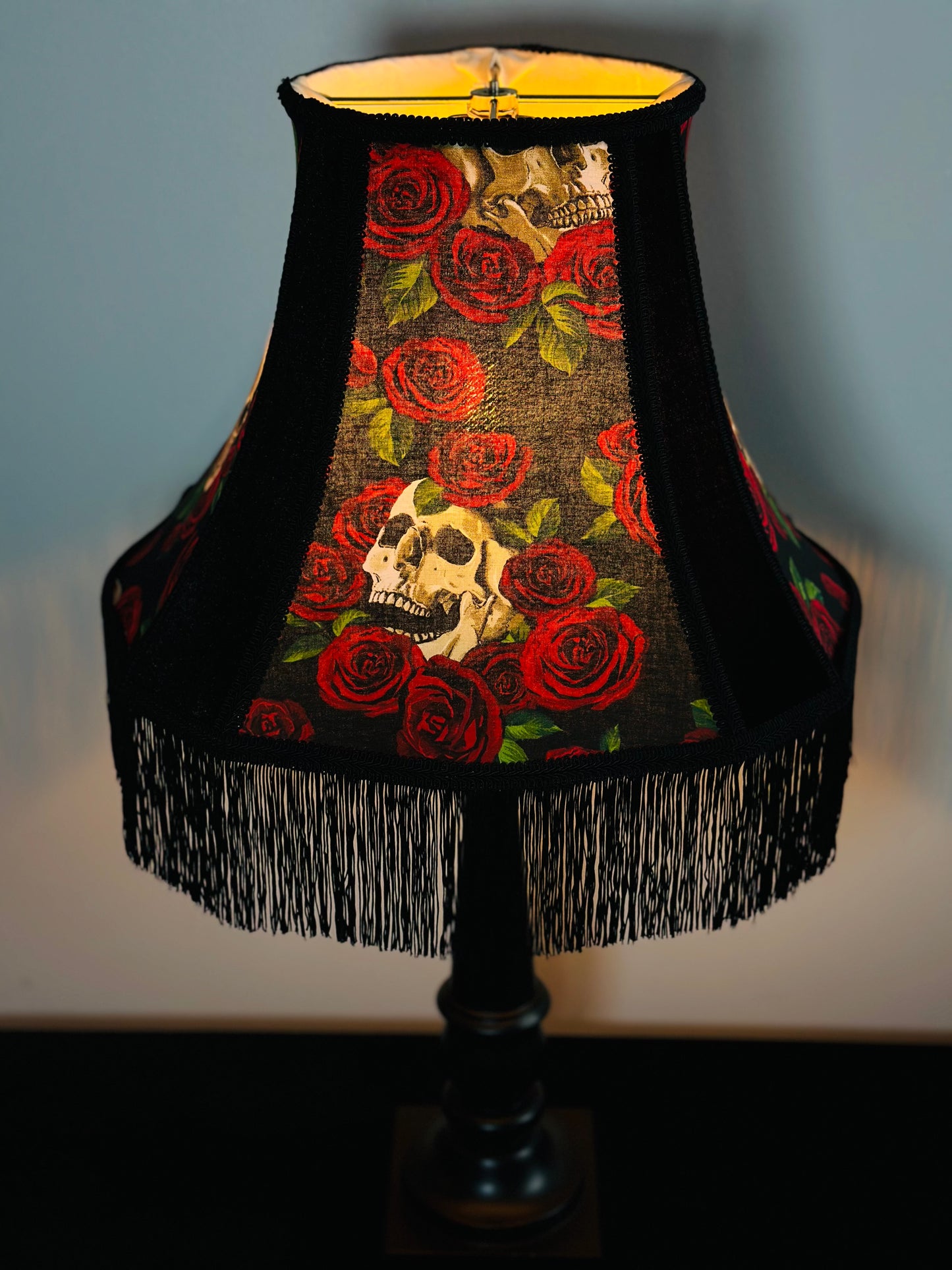 Skull & Roses Lampshade