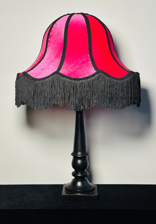 Hot Pink Velvet Lampshade