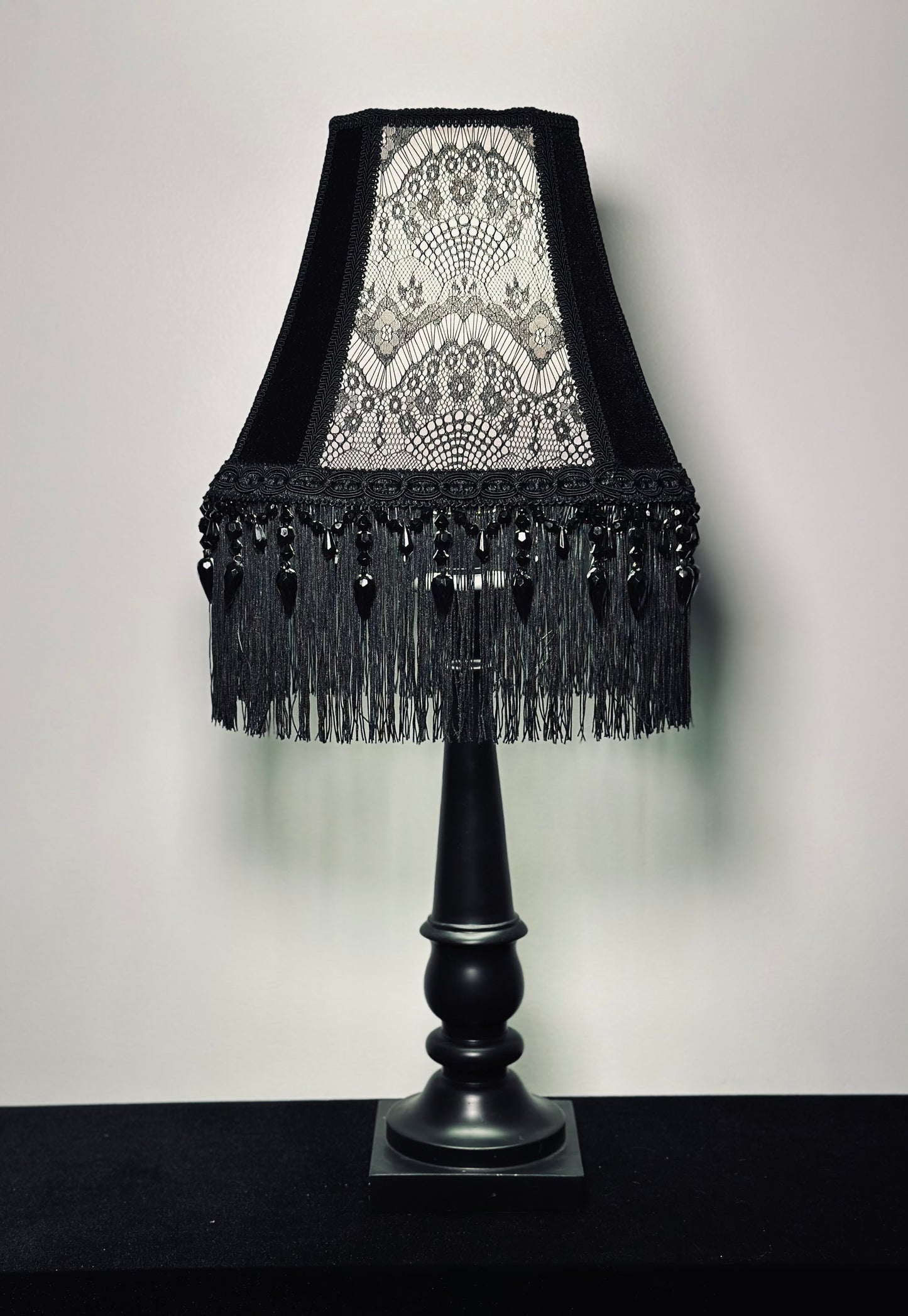 White Gothic Victorian Lampshade